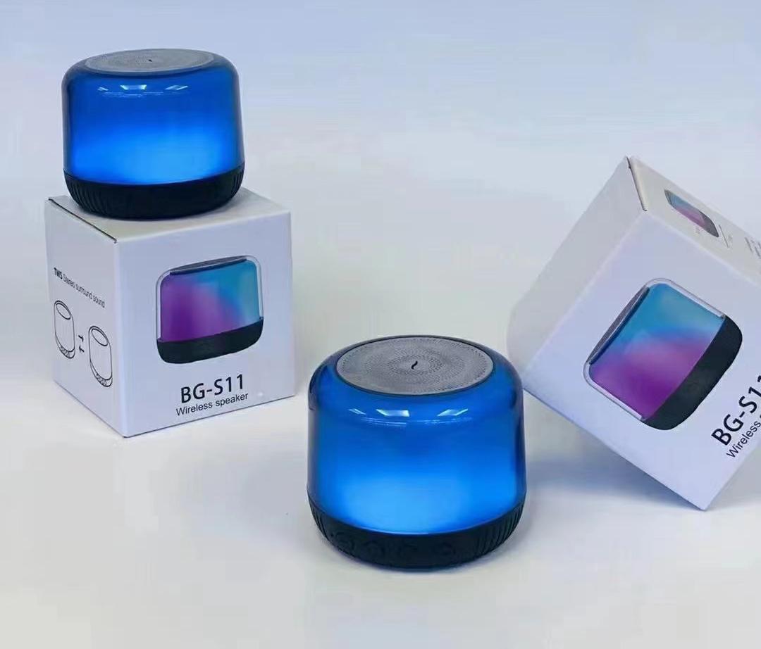 Loa Bluetooth Mini Không Dây TWS Di Động Ngoài Trời Hộp Âm Thanh Hifi 3D LED Rgb Ánh Sáng Cuộc Gọi Âm Thanh Thẻ TF Máy Nghe Nhạc USB Type-C Color: 2PCS