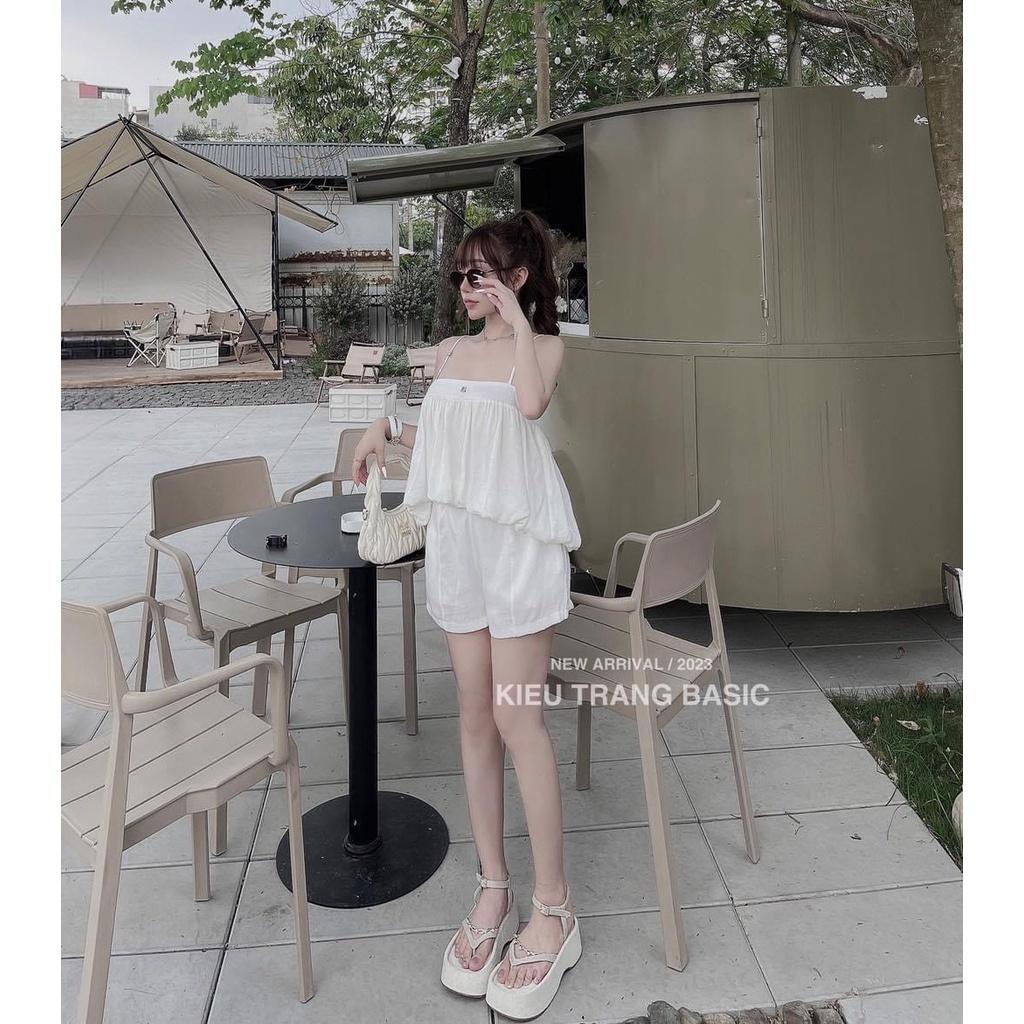 SET ĐI CHƠI, SET 2 MÓN ÁO BÍ 2S PHỒNG PHỐI QUẦN ĐÙI CỰC XINH