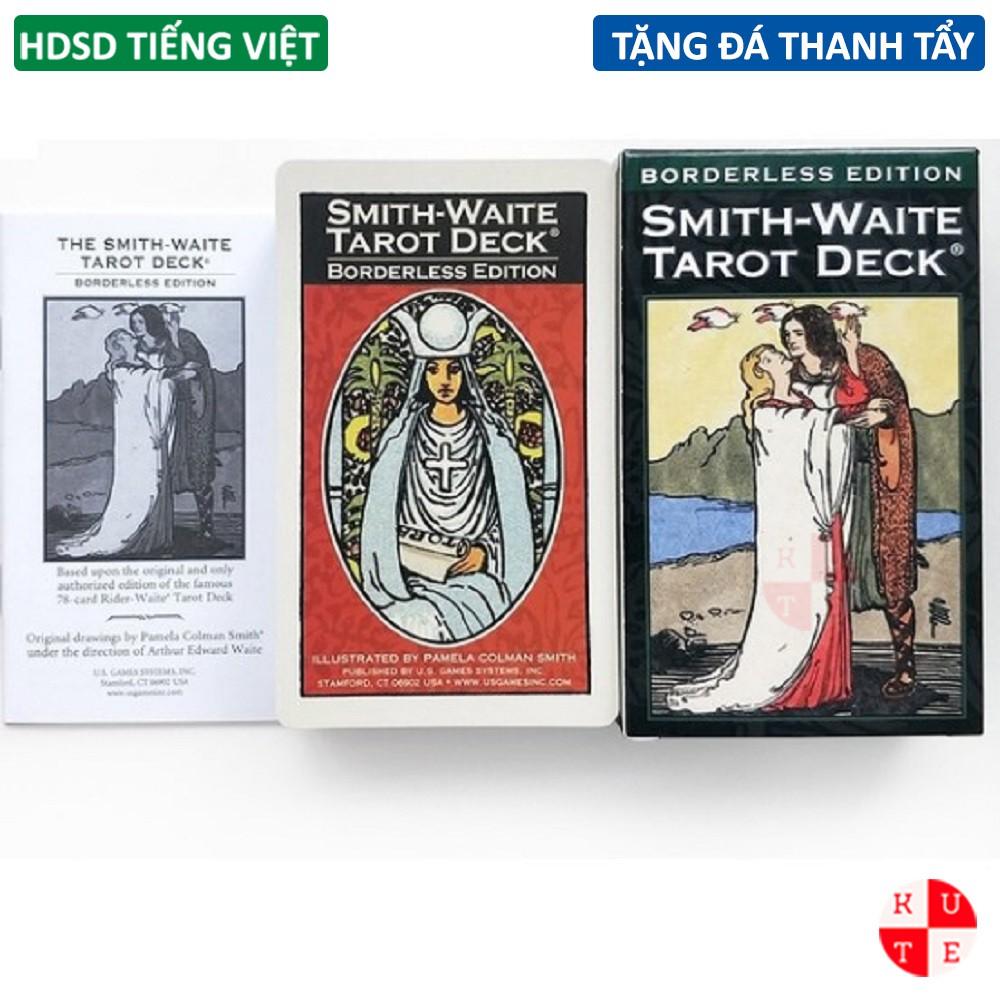 Bài Tarot Waite Smith Borderless Edition 78 Lá Bài Phiên Bản Không Viền Tặng Hướng Dẫn Tiếng Việt Và Đá Thanh Tẩy