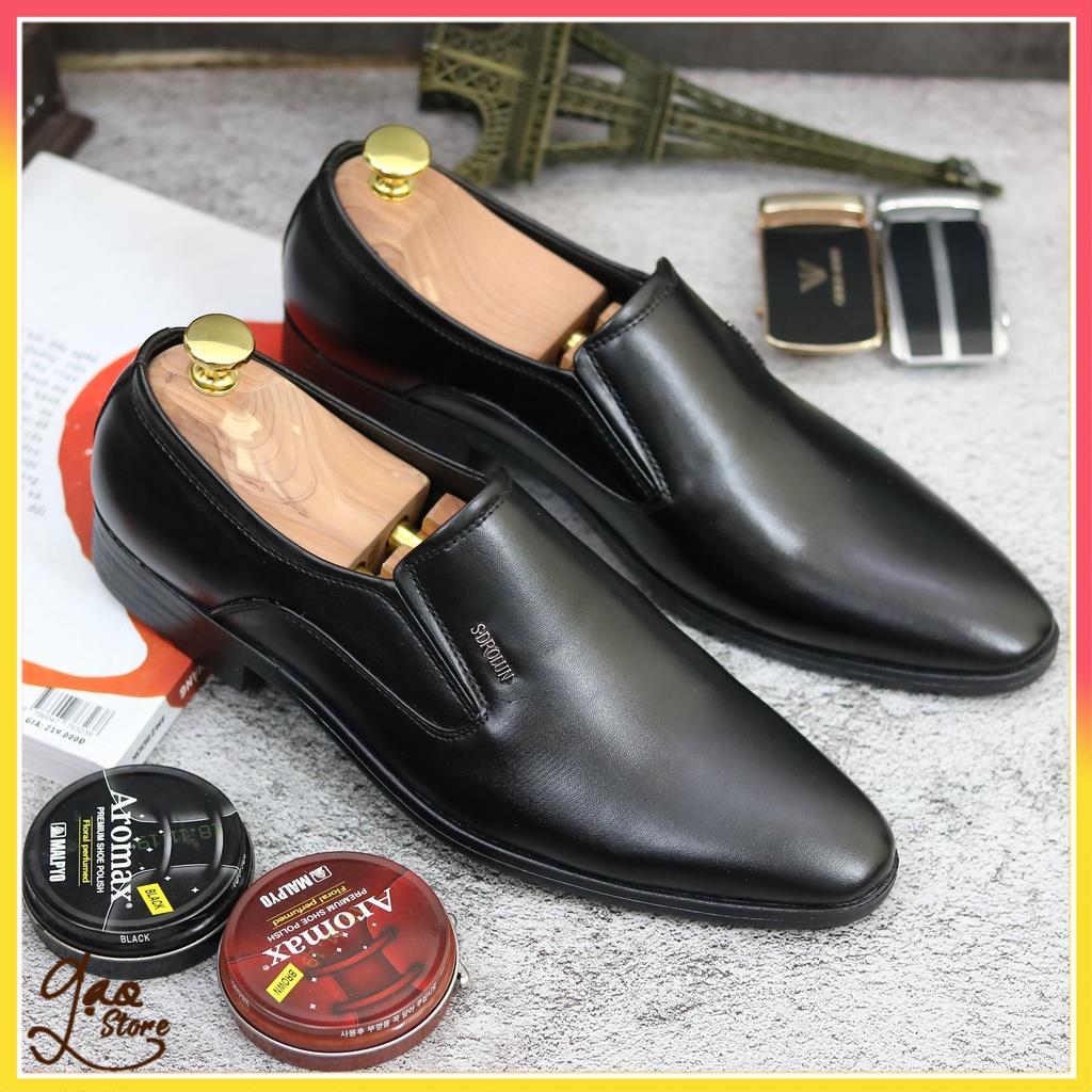 Giày Lười Nam Công Sở da lì đơn giản - mã l143