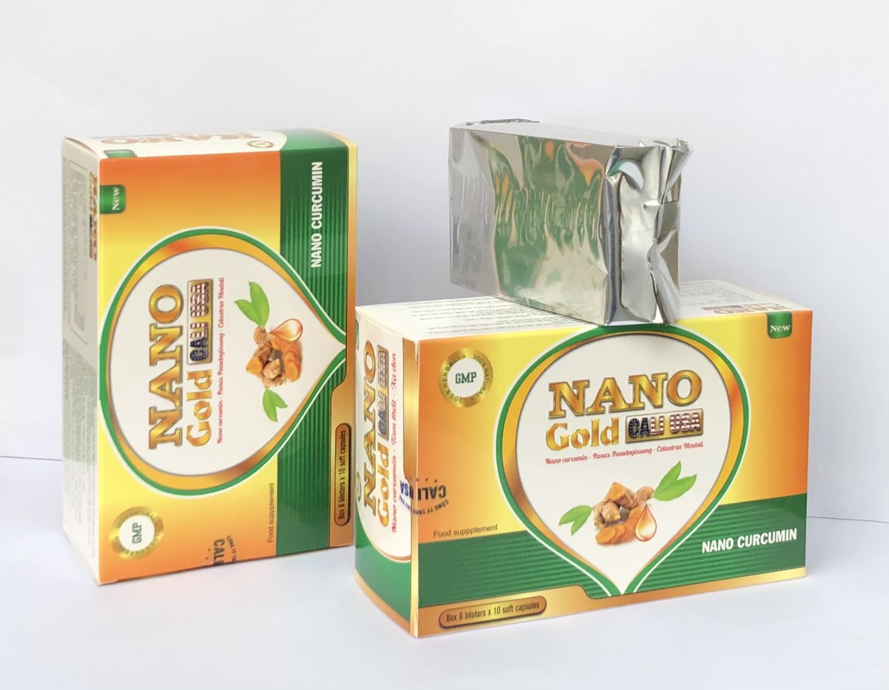 Nano Gold Calusa - Nghệ Hộp 60 viên