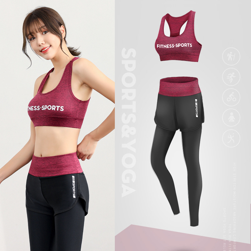 Bộ đồ tập Gym - Set quần dài sports và áo bra  fitness-sports