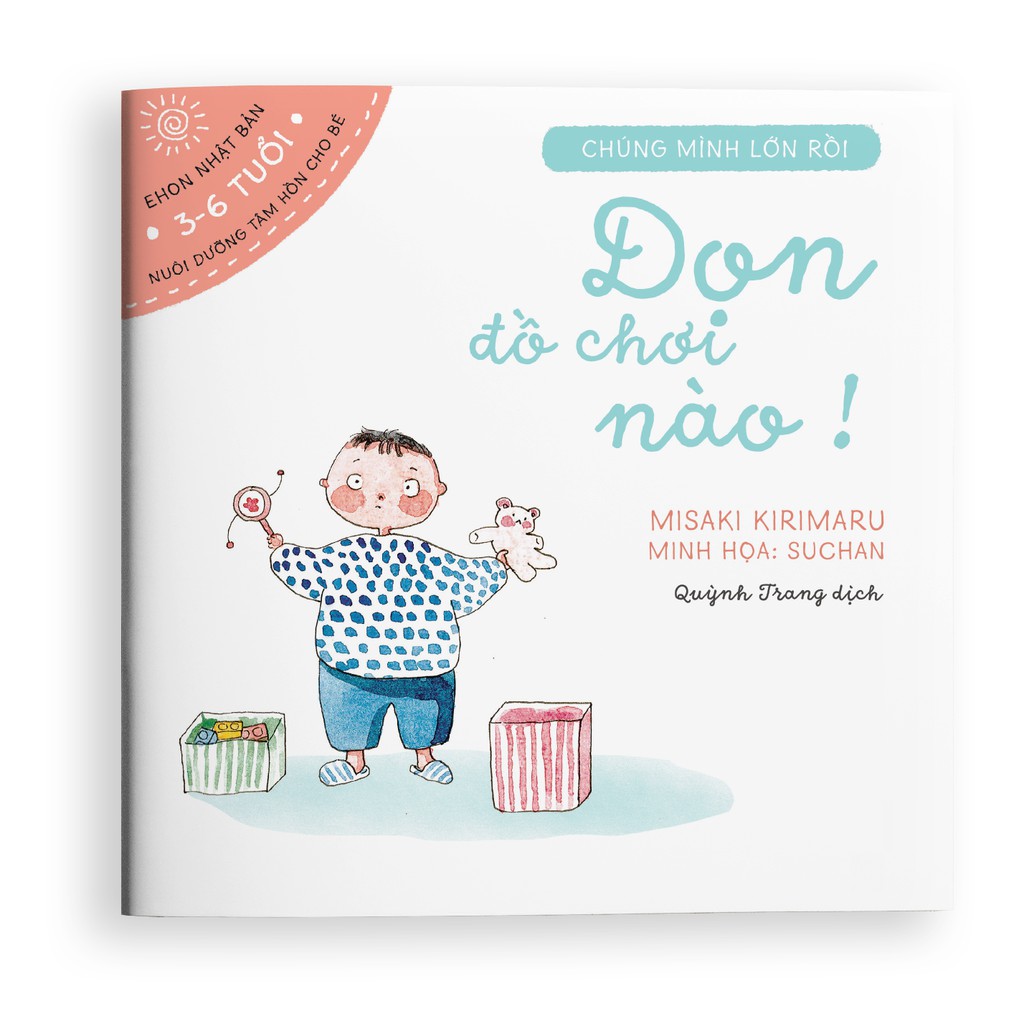 Combo Sách Ehon Nhật Bản: Chúng Mình Lớn Rồi (Set 4 Cuốn Nuôi Dưỡng Tâm Hồn Trẻ Từ 3-6 Tuổi / Ehon Cùng Con Lớn Khôn)