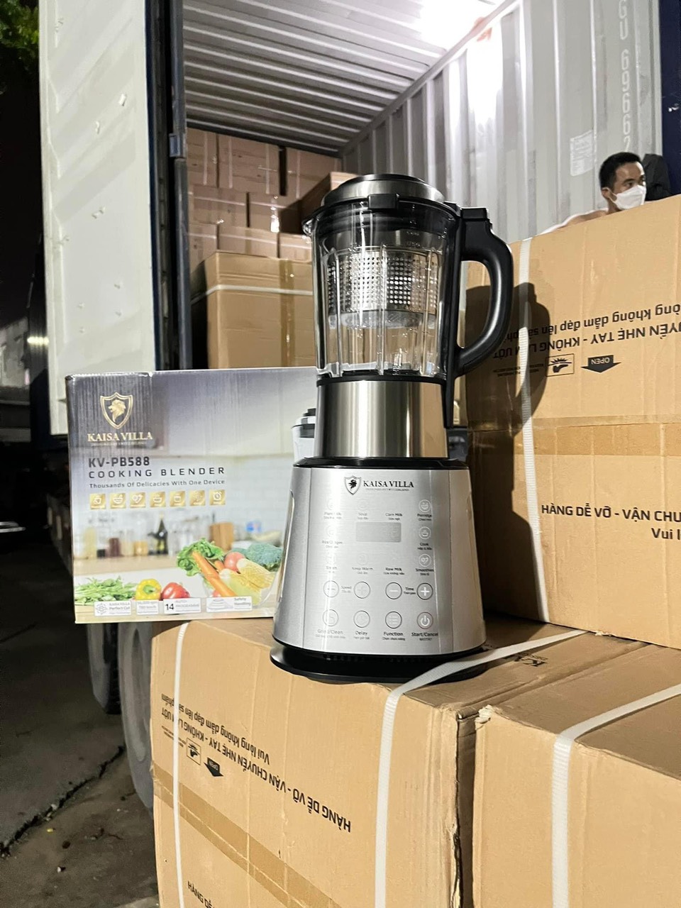Máy xay sữa hạt KAISA VILLA máy nấu sữa đậu nành đa năng tiện lợi