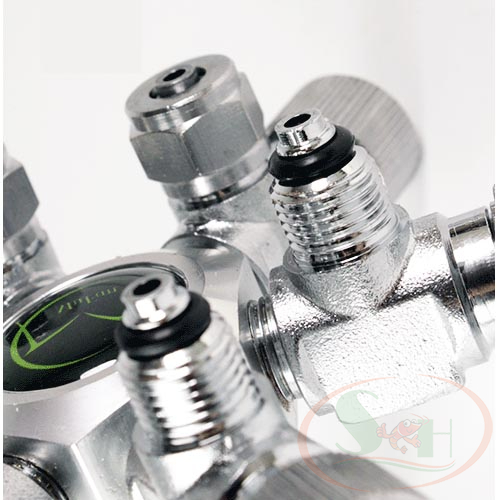 Van chia co2 Mufan 2, 3 ,6 đầu chuyên dụng chia khí co2 nhiều bể thủy sinh