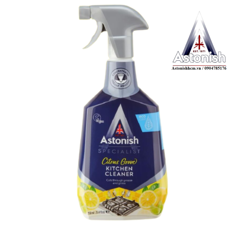 NƯỚC LAU BẾP CHANH TƯƠI ASTONISH C6760 750ML