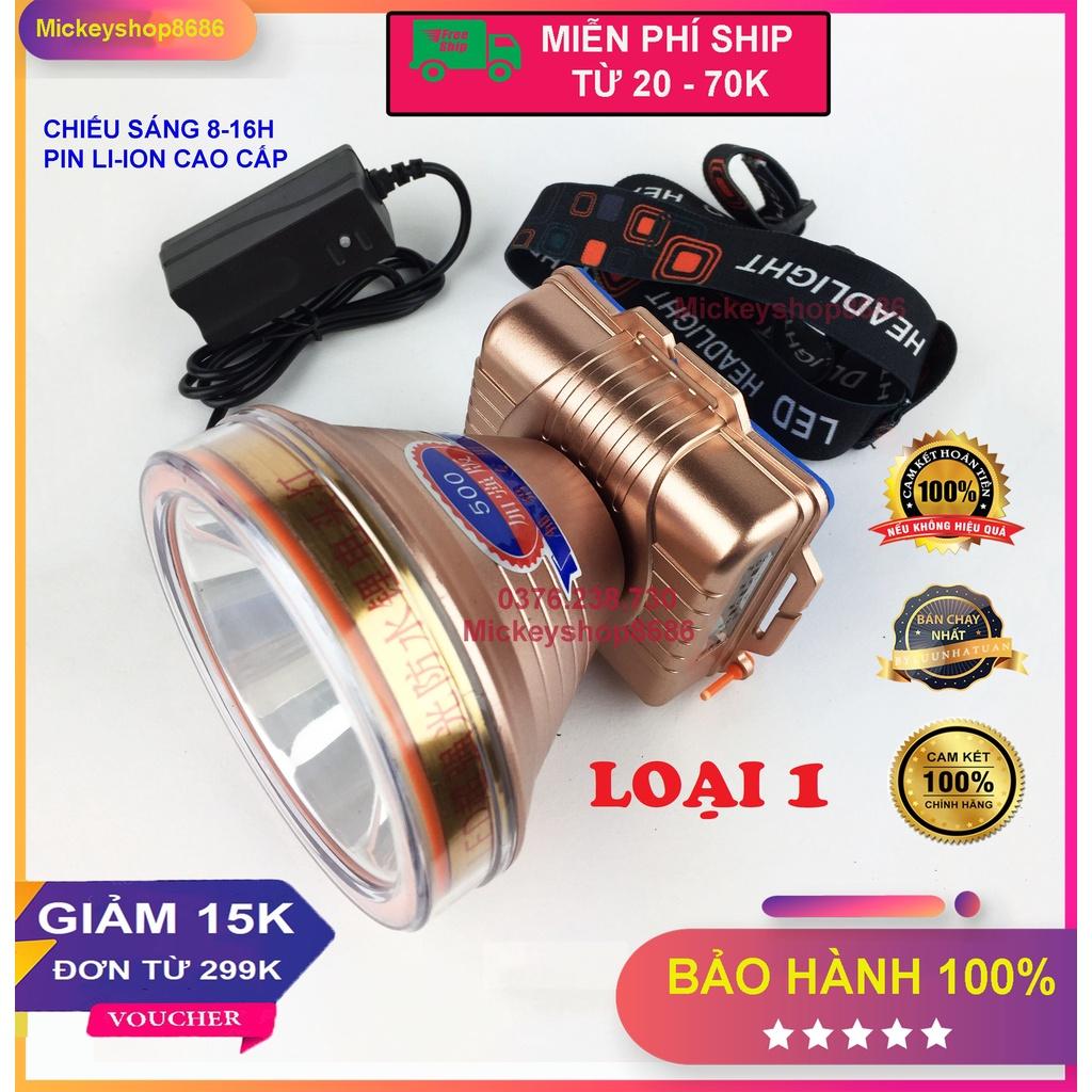 Đèn pin đội đầu A370 cao cấp YUXING A370 LED 500w chống nước kín nước siêu sáng Ánh sáng trắng và vàng soi ếch dã ngoại