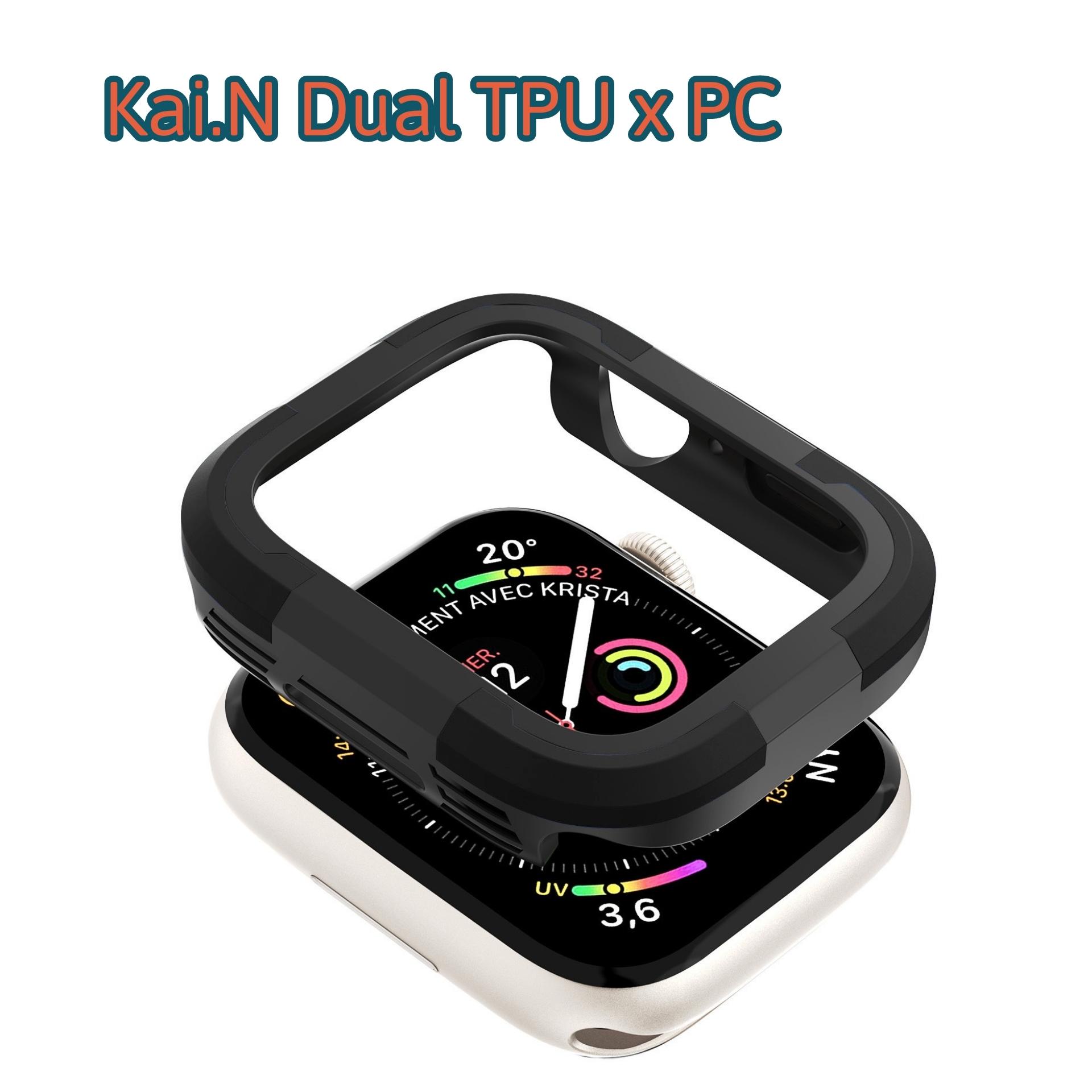 Ốp Case Bảo Vệ Dành Cho Apple Watch Ultra / Apple Watch Series 7 / 8, Kai.N Dual TPUxPC - Hàng Chính Hãng