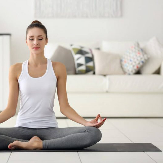 Thảm cao su PU tập yoga 2 lớp 6mm Kèm túi vải xịn Rhino M904 siêu bám, chống trượt, tập gym, thể dục tại nhà
