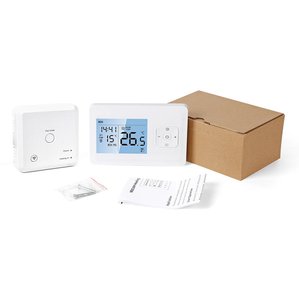 Bộ điều chỉnh nhiệt không dây thông minh Wi-Fi điều khiển qua ứng dụng gắn trên tường có máy thu RF