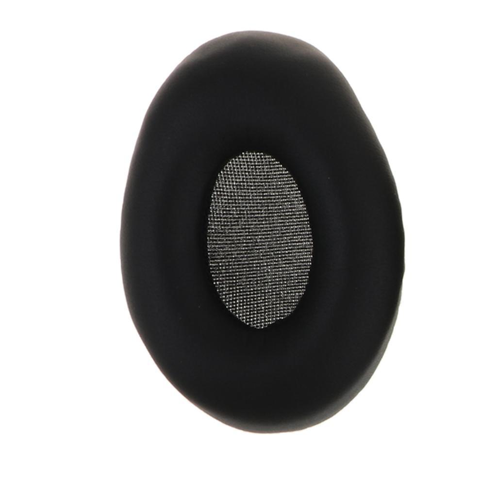 2X Replacement Memory Foam Earpads for Headphones Black