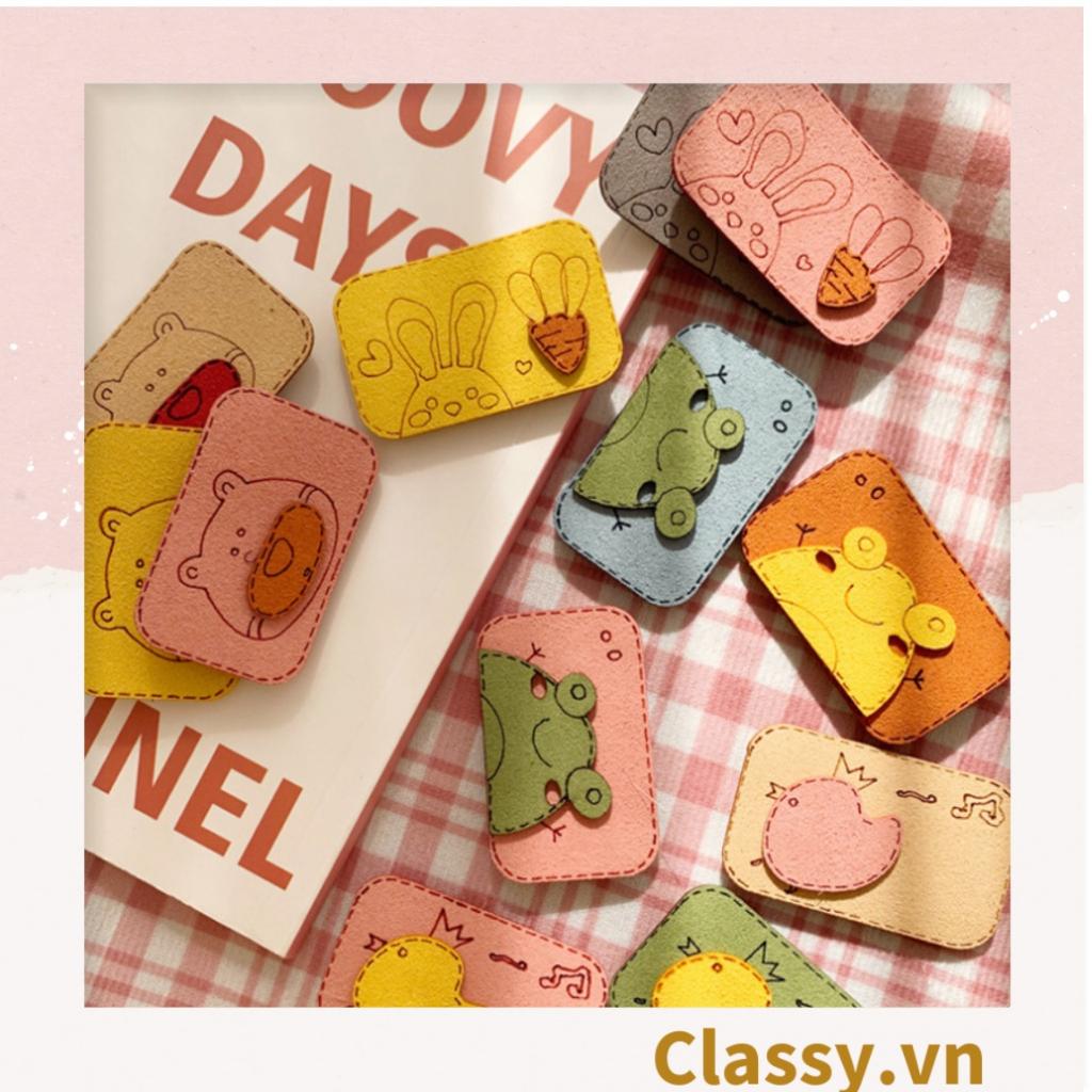 Miếng dán tóc Classy mái một mặt vải in hình hoạt hình PK915