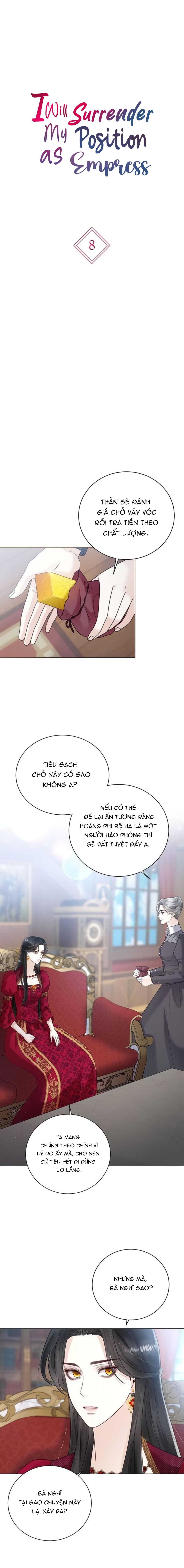 Tôi Sẽ Từ Bỏ Vị Trí Hoàng Phi chapter 10.1 - Trang 4