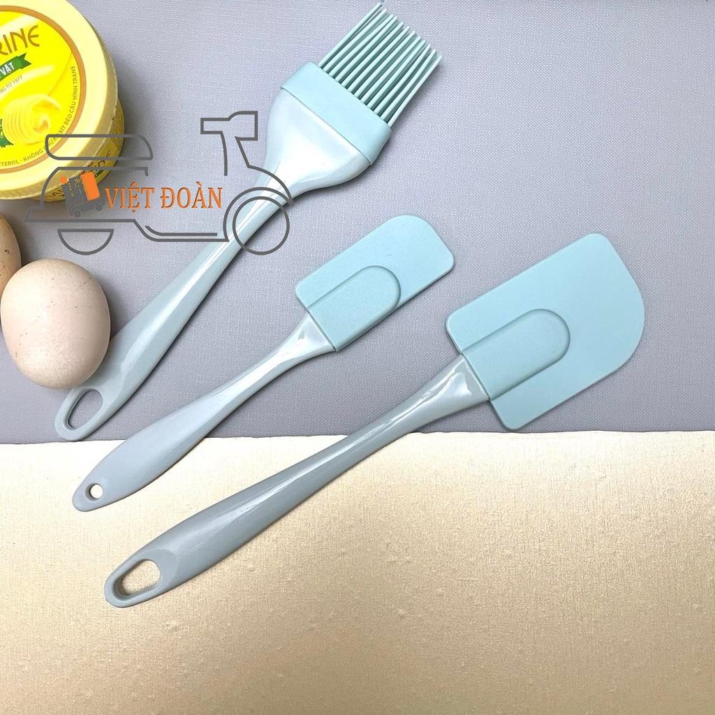 BỘ CỌ VÉT SILICON cao cấp , chịu nhiệt tốt  - Dụng cụ làm bánh, nấu ăn