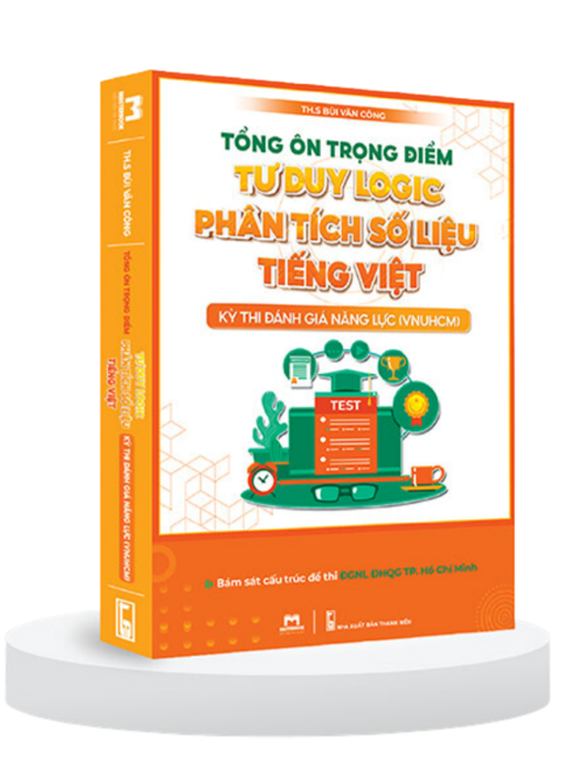 Sách - Tổng ôn trọng điểm - Tư duy logic phân tích số liệu tiếng việt (Masterbook)