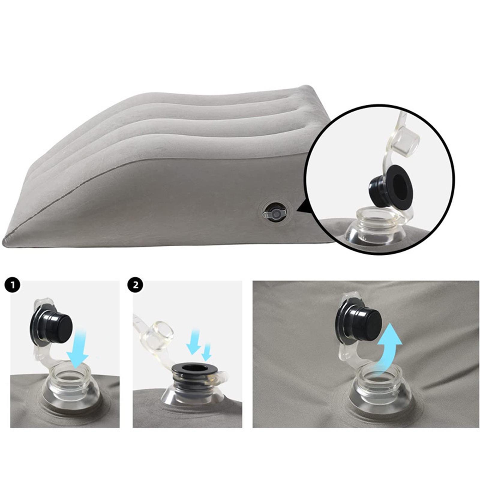 Inflatable Leg Pillow Travel Car   Inflatable Bed Wedge