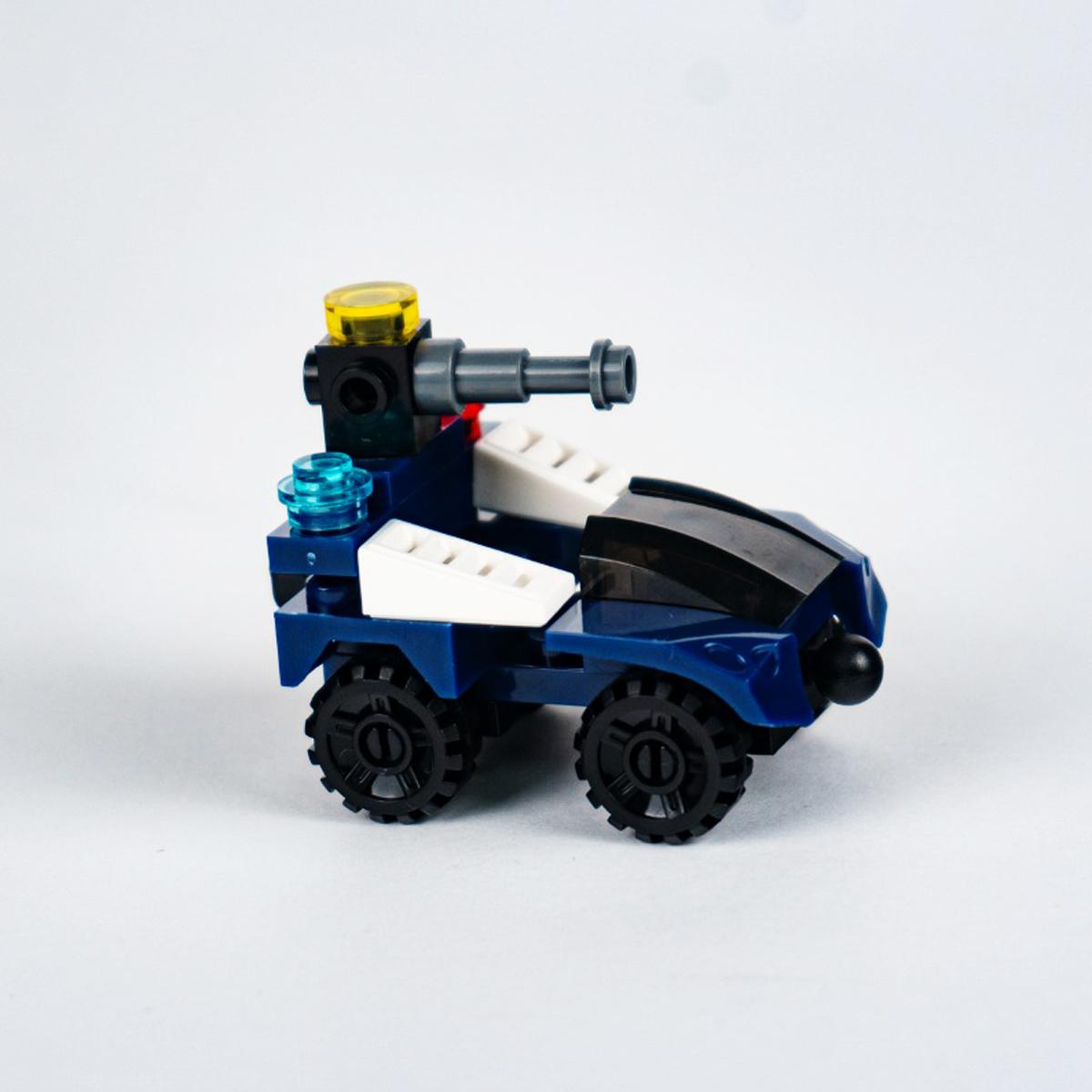 Đồ Chơi Lắp Ráp Chiến Binh Cảnh Sát Siêu Cấp 6 Trong 1 - Super Police Warrior - Toys&amp;Joys 8971-6 (135 Mảnh Ghép)