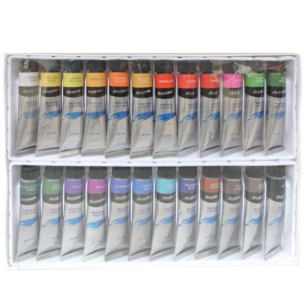 Bộ màu vẽ nước acrylic Renaissance Thái Lan 24 màu x12 ML