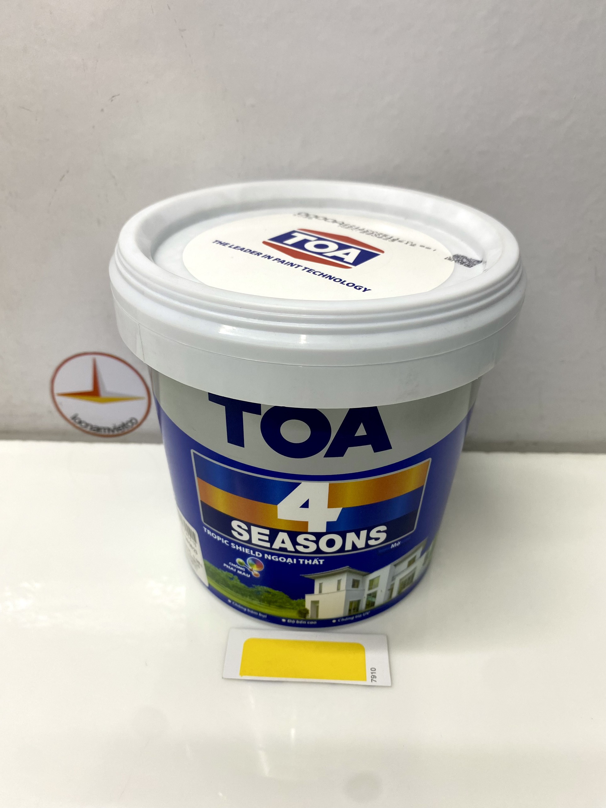 Sơn phào chỉ trong và ngoài nhà Toa 4 Seasons Tropic Shield màu vàng C- 7910_1L