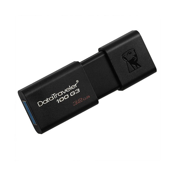 USB Kingston DT100G3 32GB USB 3.0 - Hàng Chính Hãng + Tặng đèn Led