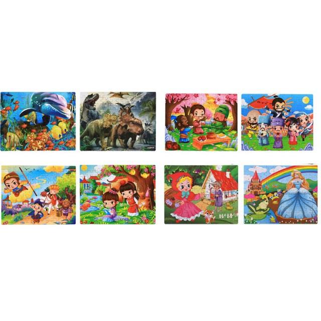 Đồ Chơi Tranh Ghép Gỗ 60 Mảnh - Hộp Đựng Bằng Sắt