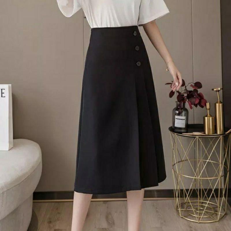 Chân váy công sở dài qua gối