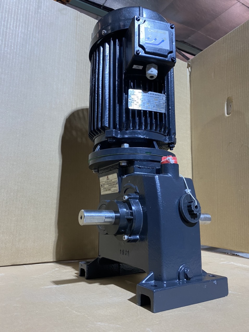 Motor quạt nước ao tôm Sagar 1.5kW 4P 1 pha 220V 50Hz -  Hàng chính hãng