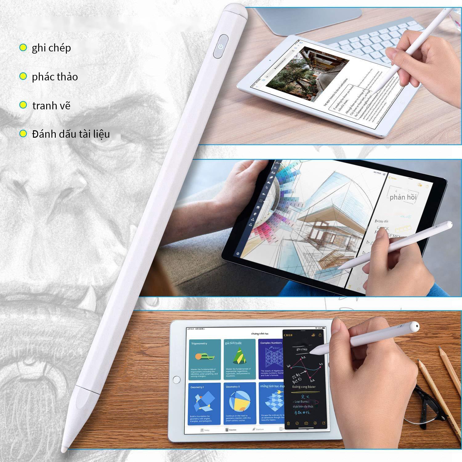 Phong cách mới nhất iPad bút bút điện dung chủ động bút cảm ứng nghiêng nghiêng bút cảm ứng điện dung bút cảm ứng ipad bút hiển thị điện