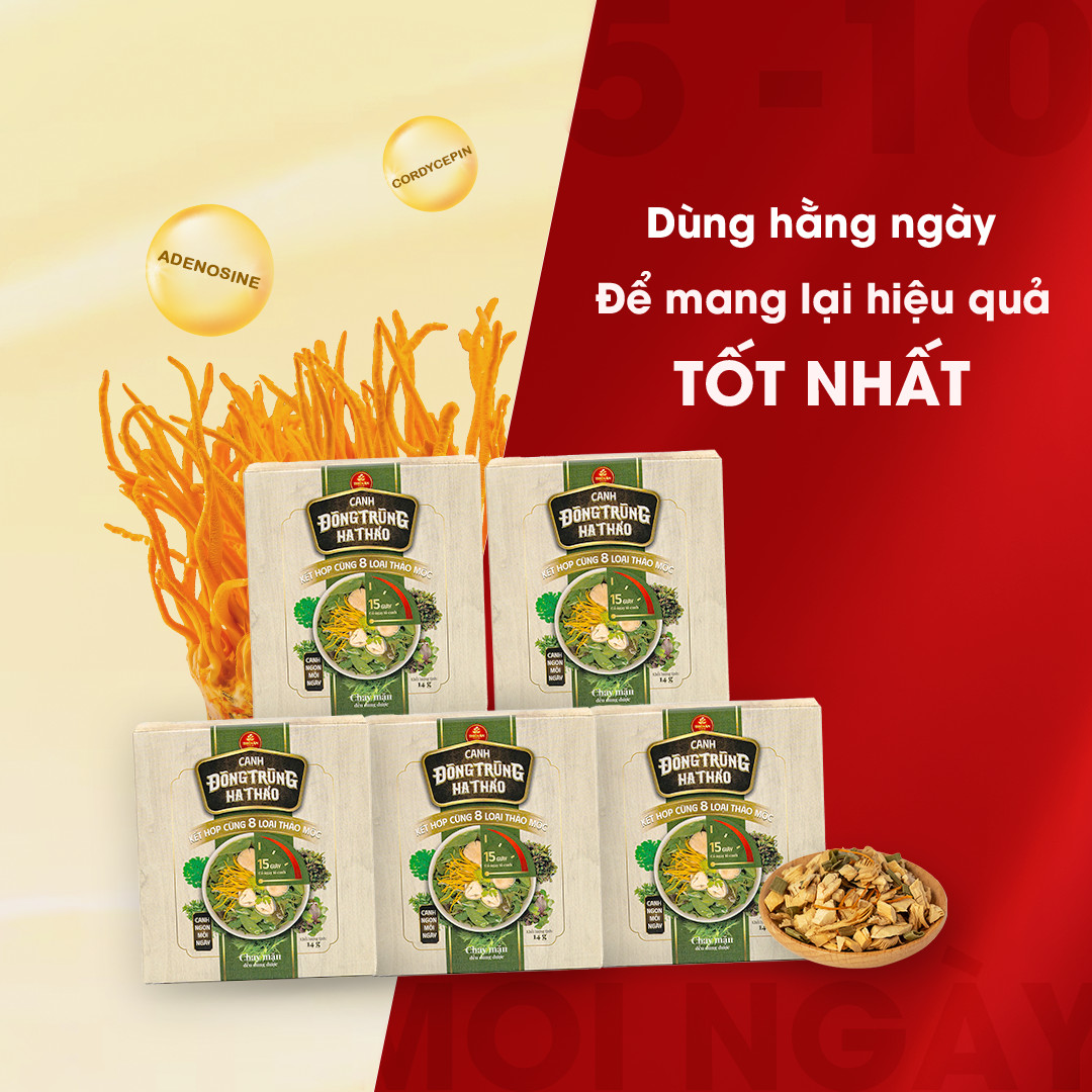 Canh Rau Dược Liệu Đông Trùng Hạ Thảo Thiên Ân