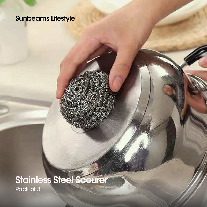 Miếng cọ xoong nồi dày Wise Scrubber - Hàng Nội Địa Nhật Bản, nhập khẩu chính hãng