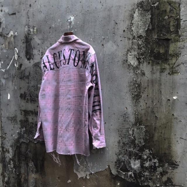 Áo “TVD GR-INK BLING BLING FLANNEL | CROPPED”