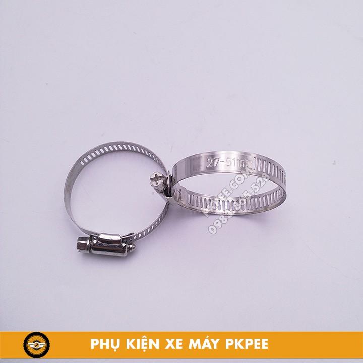 Cùm Cổ Dê Đai Xiết Inox 27mm - 51mm