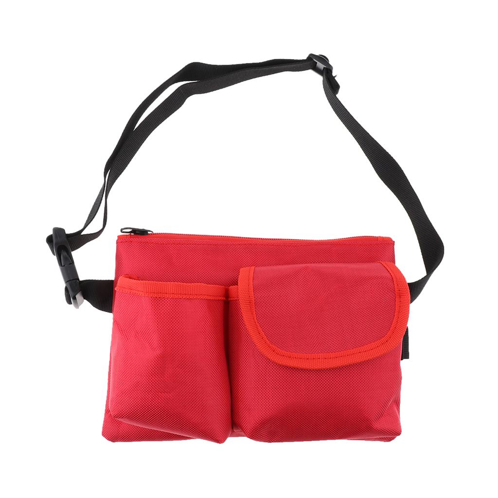 Gardening Tool Waist Bag Belt Heavy Duty Oxford Tool Apron with 3 Pockets of Different Sizes