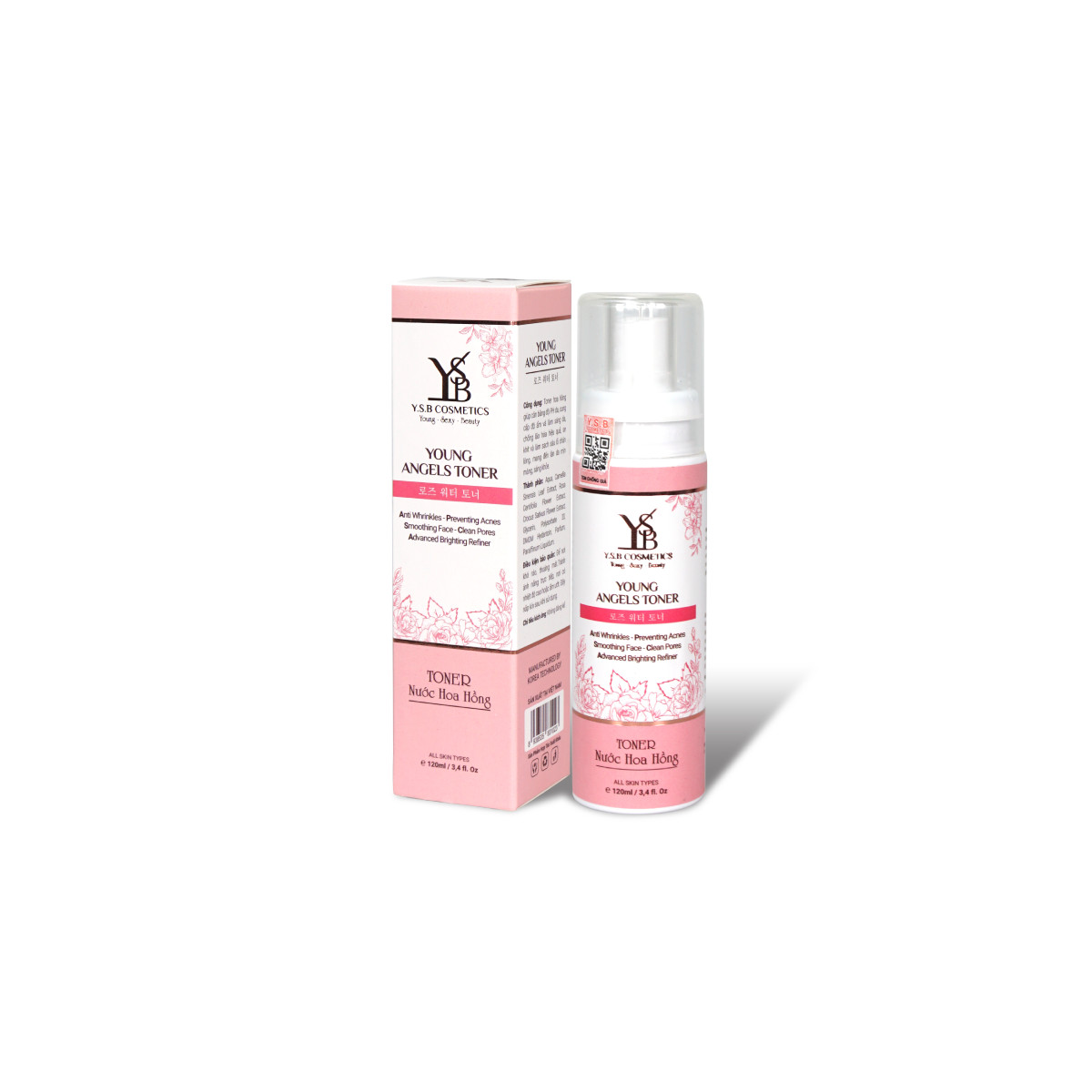 Toner nước Hoa Hồng YOUNG ANGELS TONER