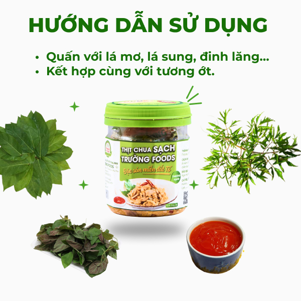 Combo 3 Hộp Thịt Chua Thượng Hạng Trường Foods 180g/Hộp