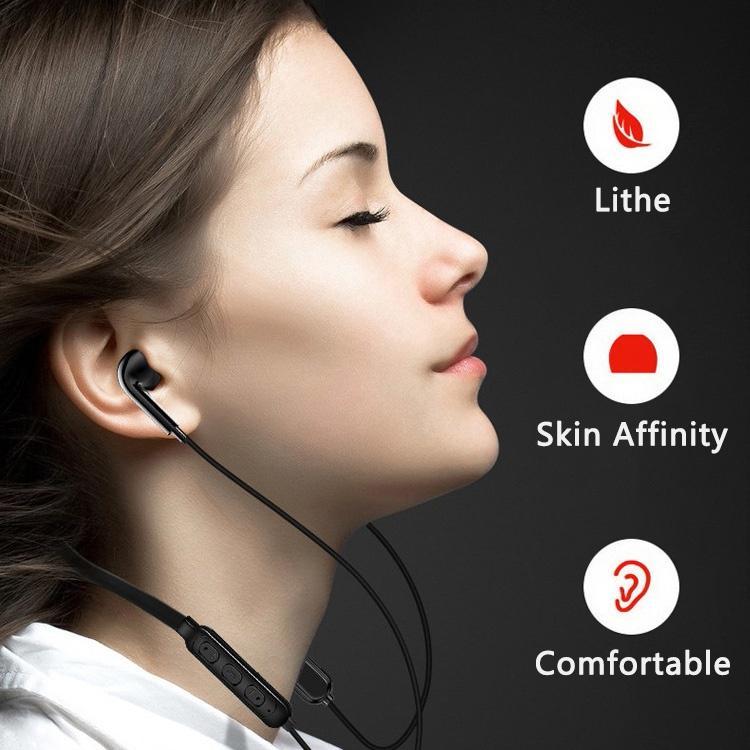 9D Stereo Không Dây Bluetooth 5.1 Treo Cổ Gắn Tai Nghe-Tai Xe Di Động Tai Nghe Nhét Tai Có Bass mic Tai Nghe