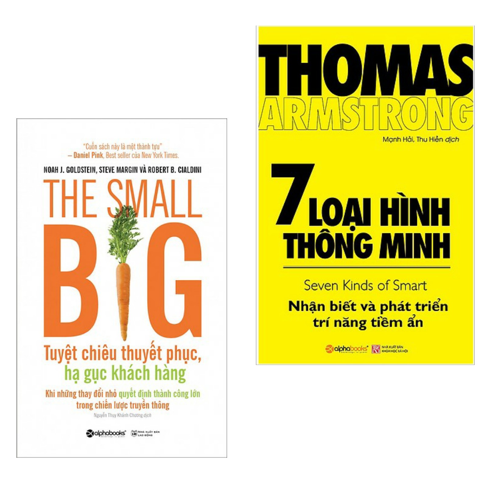 Combo Sách Hay Hấp Dẫn: The Small Big – Tuyệt Chiêu Thuyết Phục, Hạ Gục Khách Hàng + 7 Loại Hình Thông Minh - (Tặng Kèm Postcard Greenlife)