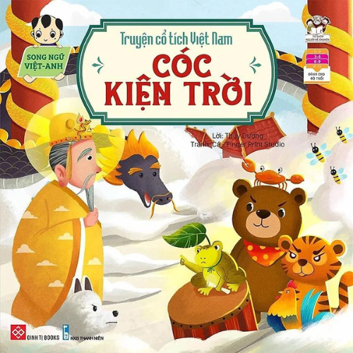 Combo 5 Cuốn: Truyện Cổ Tích Việt Nam - Song Ngữ Việt - Anh (Sơn Tinh, Thủy Tinh + Tấm Cám + Cây Khế + Cóc Kiện Trời + Thánh Gióng) _DTI