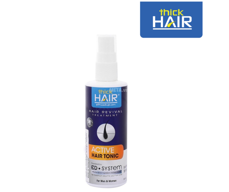 Xịt Nước Kích Mọc Tóc THICK HAIR TONIC 80ML I Tinh Chất Ngăn Rụng Tóc, Dưỡng Tóc -