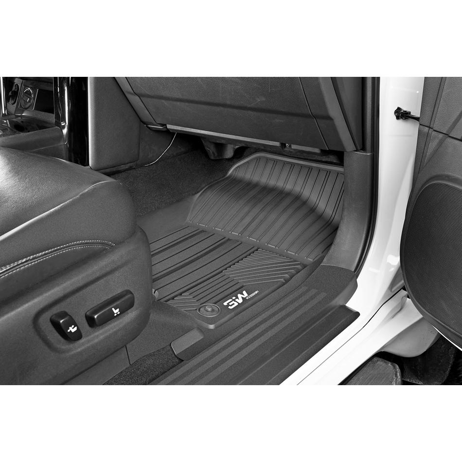 Thảm lót sàn xe ô tô TOYOTA PRADO 2009- đến nay Nhãn hiệu Macsim 3W chất liệu nhựa TPE đúc khuôn cao cấp