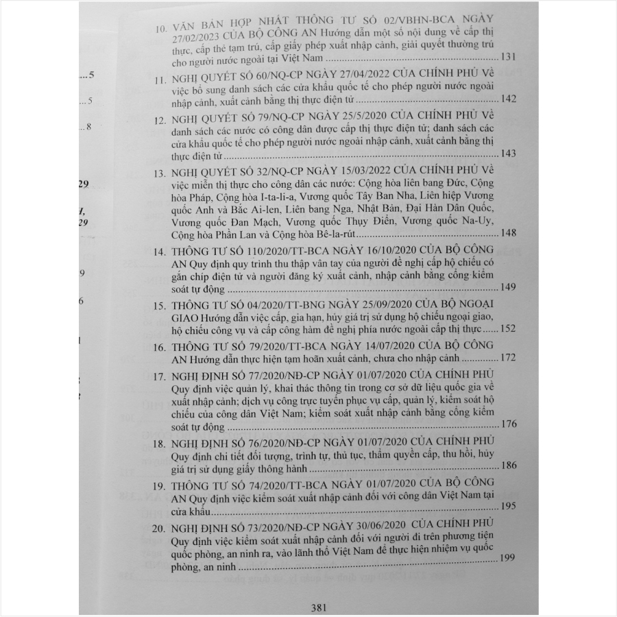 Sách Luật Công An Nhân Dân (sđ, bs 2023) - Luật sđ, bs Một Số Điều Của Luật Xuất Cảnh, Nhập Cảnh Của Công Dân Việt Nam - Luật Nhập Cảnh, Xuất Cảnh, Quá Cảnh, Cư Trú Của Người Nước Ngoài Tại Việt Nam - V2253D