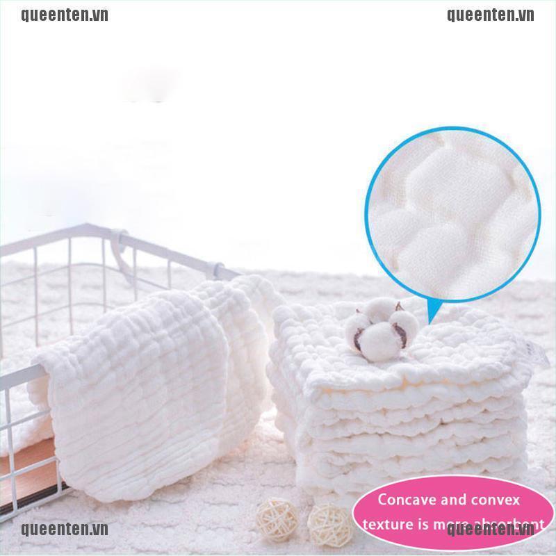 12 Layers Reusable Baby Newborn Nappies Cotton Gauze Diaper Inserts Cloth Cover QUVN