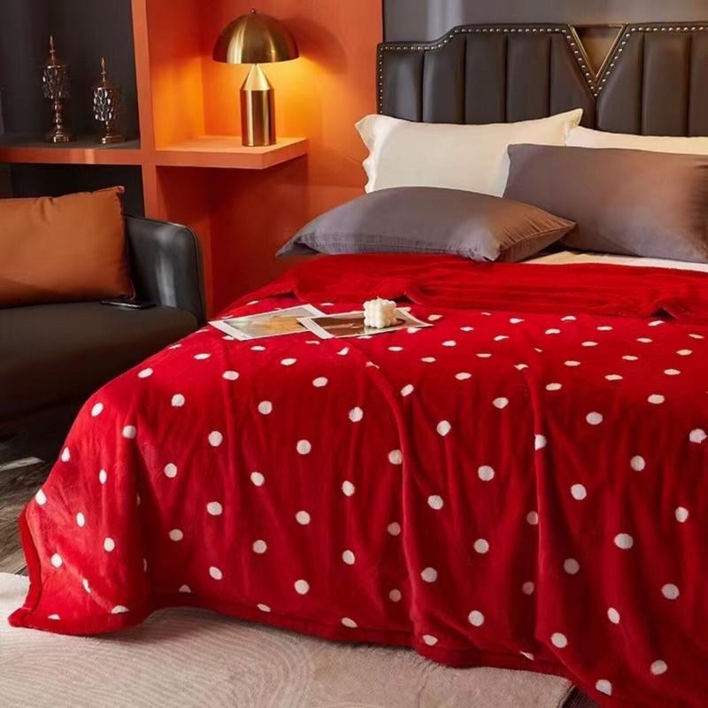 Chăn lông chồn họa tiết kèm túi sang cao cấp 4kg2