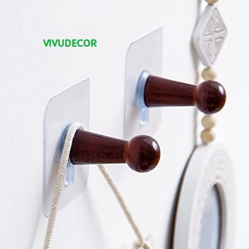 Móc gỗ VIVUDECOR MG01 100% gỗ tự nhiên