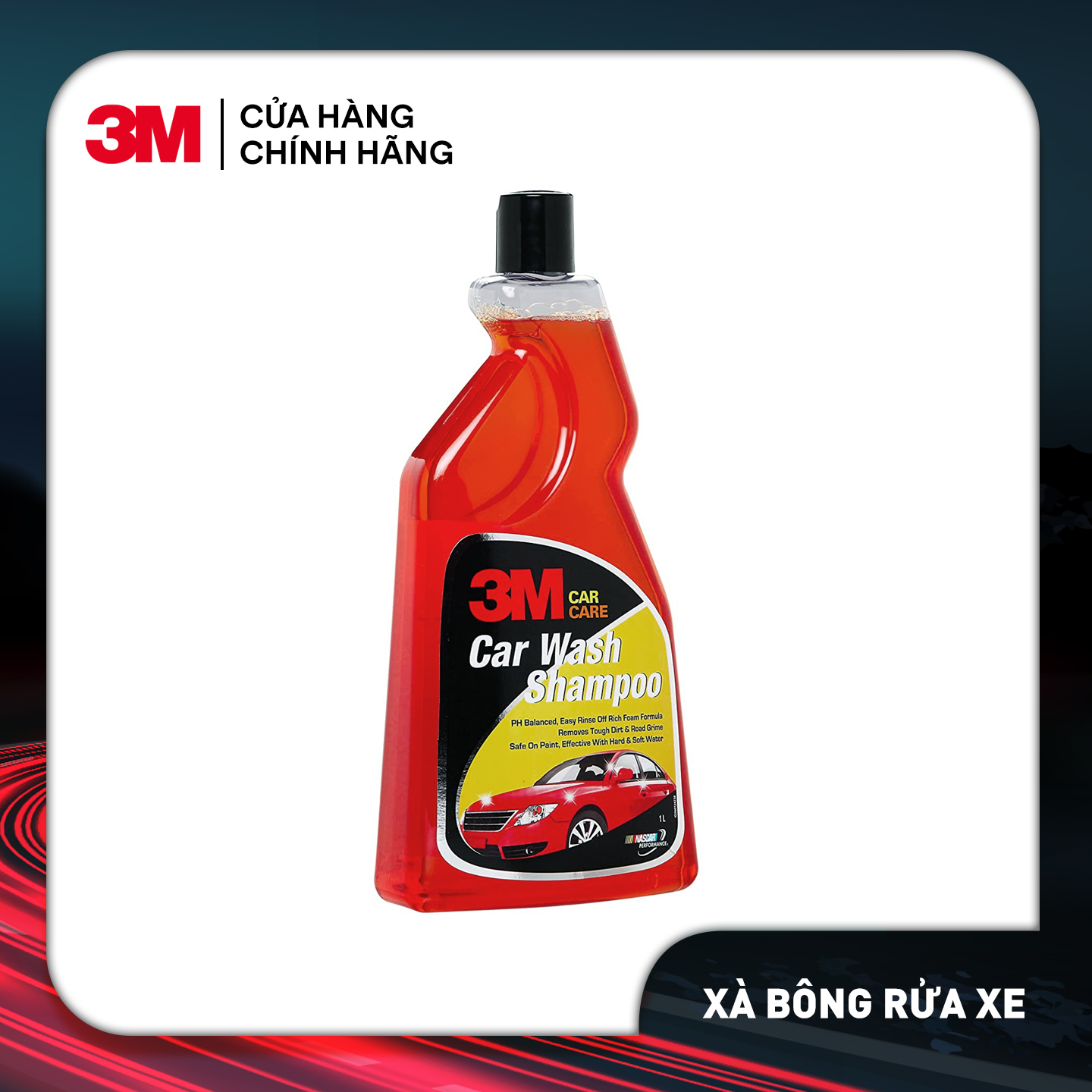 NƯỚC RỬA XE BỌT TUYẾT ĐẬM ĐẶC - PH CÂN BẰNG - NHIỀU BỌT 3M CAR WASH SHAMPOO 1 LIT 305860