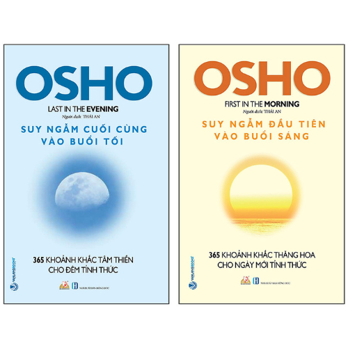 Sách Combo Osho Suy Ngẫm Đầu Tiên Vào Buổi Sáng + Suy Ngẫm Cuối Cùng Vào Buổi Tối