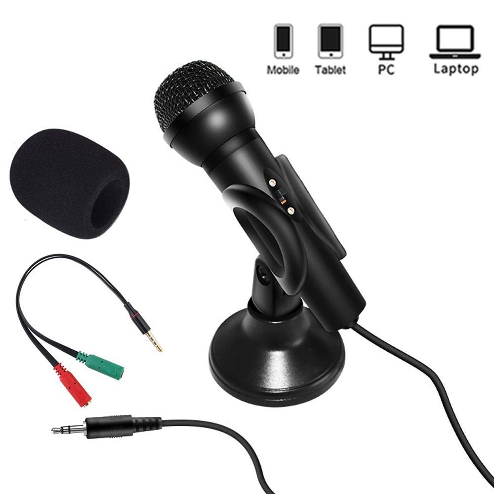 Micro Thu Âm Mini Có Dây Cho Điện Thoại PC