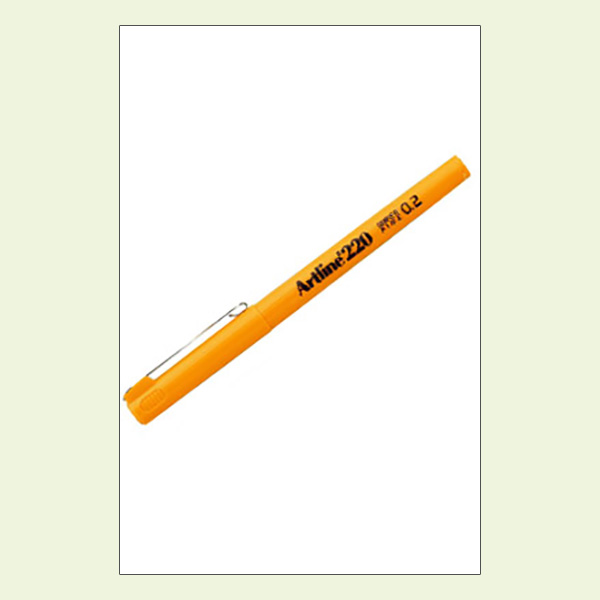 Bút Lông Kim Vàng 0.6MM - EK-220 YEL
