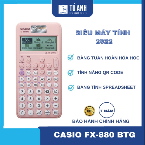 Máy Tính Khoa Học FX-880 BTG