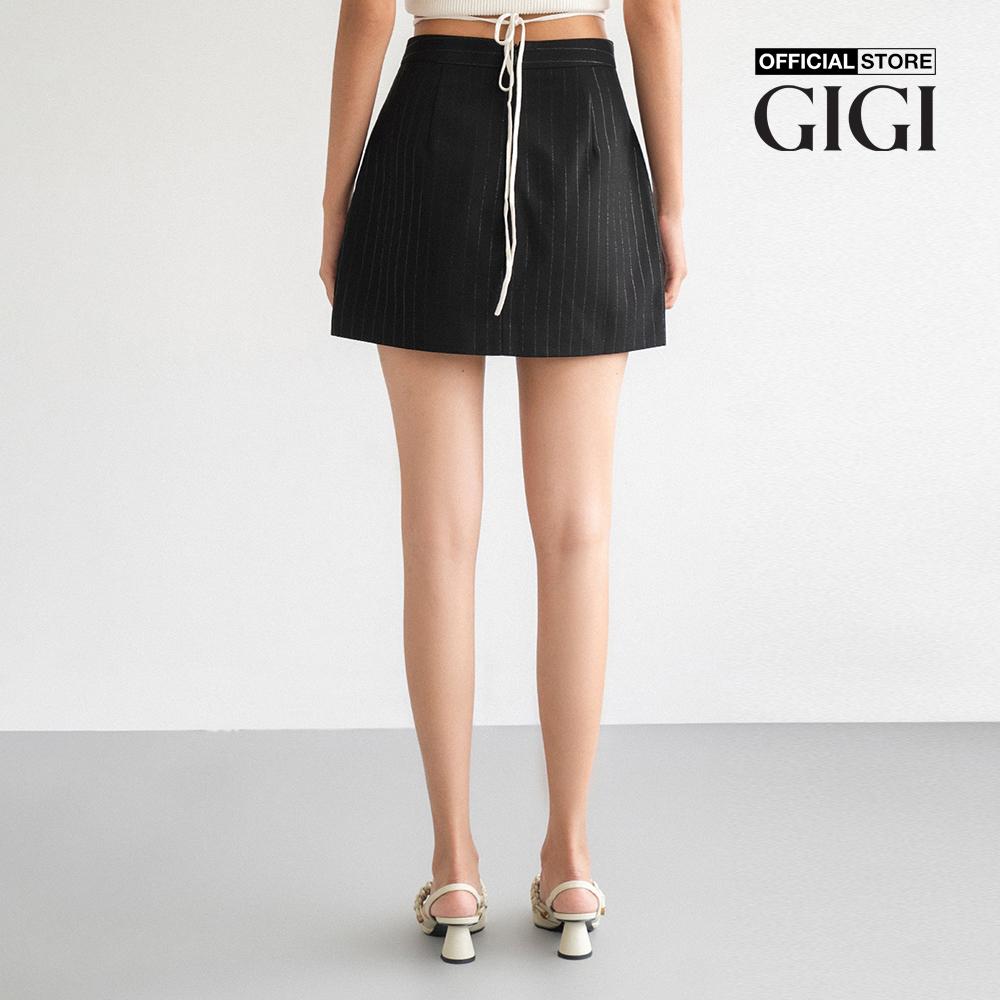 GIGI - Chân váy mini sọc mảnh thời trang G3301S222501
